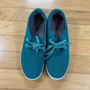 Allbirds Tree Skippers Mens Sz 14 Teal Boat Shoes Low Top Sneakers
